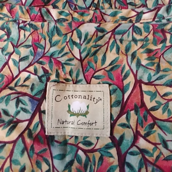 Cottonality Trees Scrub Jacket - Picture 4 of 4